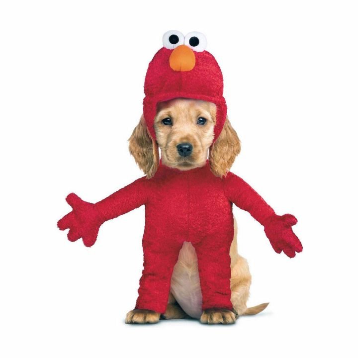 Kostým pre psa My Other Me Elmo Sesame Street Červená 2 Kusy