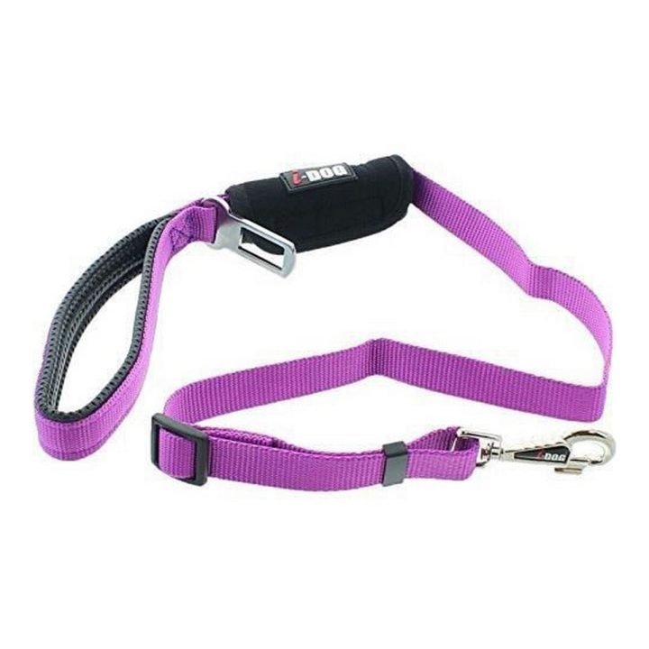 Vodítko pre psa I-Dog Sivá Purpurová 100 cm