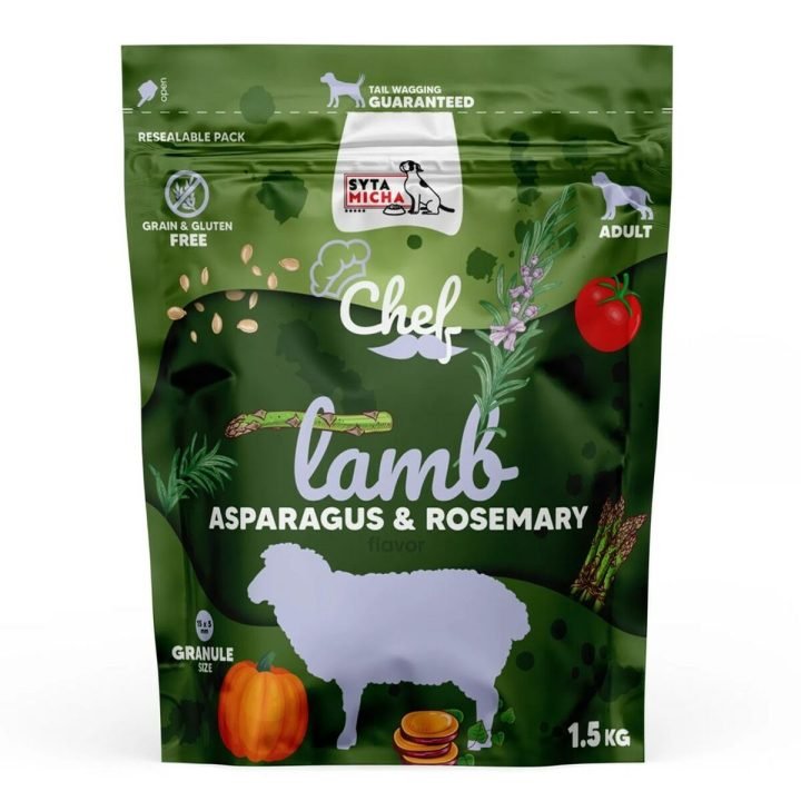 Krmivo SYTA MICHA Chef Baránok Rozmarín Špargľa