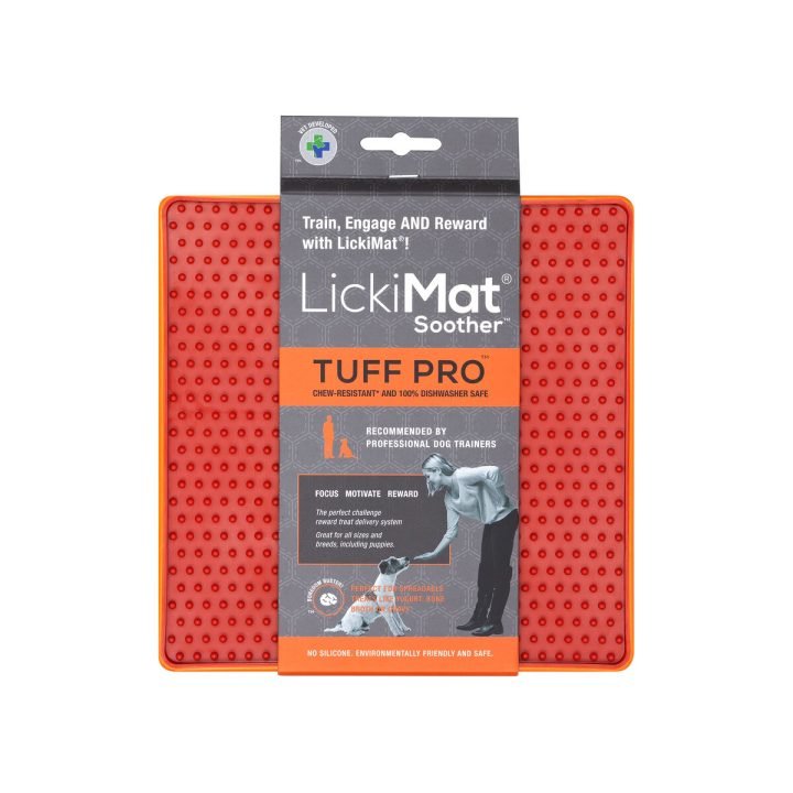 Krmítko pre psov Lickimat Orange Polypropylén TPR