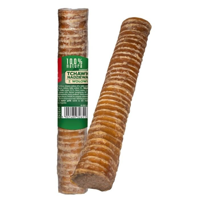 Hračka na žuvanie psa Maced Trachea stuffed with beef  Hovädzie mäso 150 g