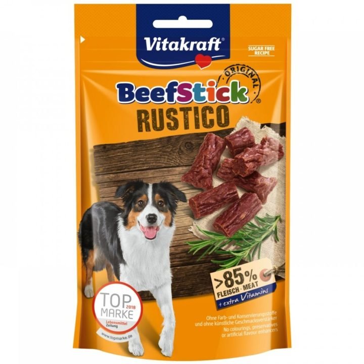 Maškrty pre psov Vitakraft Beef Stick Rustico Mäso Hovädzie mäso 55 g