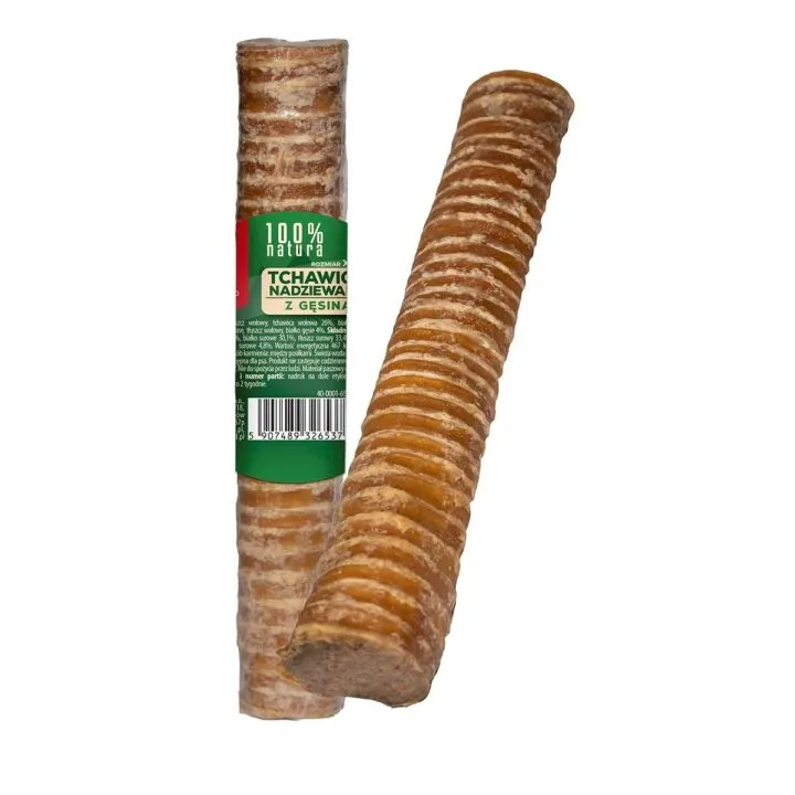 Maškrty pre psov Maced Trachea stuffed with goose Hovädzie mäso