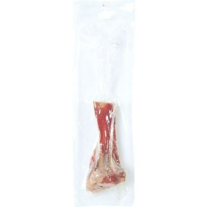 Hračka na žuvanie psa Zolux Tibia bone ham Prasa 200 g