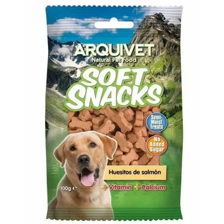 Maškrty pre psov Arquivet Soft Snacks Salmon 100 g
