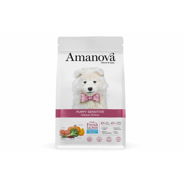Krmivo Amanova GF Puppy Sensitive Salmon Deluxe Lososová 2 Kg
